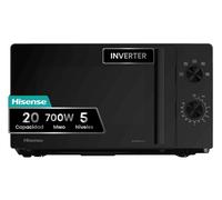 HORNO MICROONDAS CON GRILL HISENSE H20MOBP1HI 20 LITROS NEGRO H20MOBP1HI