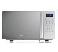 Hisense H20MOMS4HG - Horno de microondas con control electrónico, capacidad 20 l, potencia 700 W grill, potencia 800 W, pantalla LED, control táctil, función barbacoa, color plateado