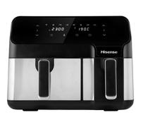 Hisense - HAF2900D Doble 8,6 L Independiente 1700 W Freidora de aire caliente Negro