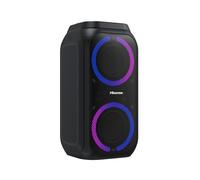 Hisense HP160 Party Rocket - Altavoz Portatil, Modo Karaoke, 160W, 5 Efectos de Luz, Batería de hasta 12 Horas de Duración, Modo Dual (2 Altavoces), Plug and Play, Bluetooth, AUX, USB, IPX4