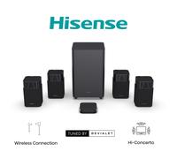 Hisense HT Saturn 4.sistema de altavoces inalámbricos para cine en casa de 1.2 canales para disfrutar de un sonido 3D con calidad cinematográfica en su hogar
