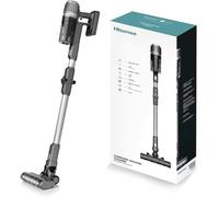 Hisense HVC6464A Aspirador Escoba sin cable, 25.2V, autonomía hasta 60 minutos , indicador LED de carga, accesorios para aspirar y fregar suelos con cepillo mopa