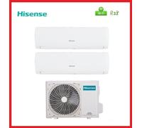 HISENSE IQ PLUS DUAL 9+9 BTU 2AMW42U4RGC ACONDICIONADOR WIFI INVERTER R32