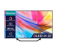 Hisense TV 43A7KQ - QLED Smart TV de 43 Pulgadas Televisor, con Quantum Dot Colour, 60Hz VRR, Dolby Vision & Dolby Atmos, Bluetooth & HDMI, Compartir en el televisor, Alexa Built-in (2023)