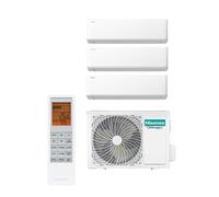 Hisense Uni Air - Aire acondicionado Trial Split 3AMW62U4RGC 9000+9000+12000 BTU, R32, Inverter, Auto-Limpieza, Temporizador, Oscilación automática, WiFi, Nuevo Modelo 2025, Clase