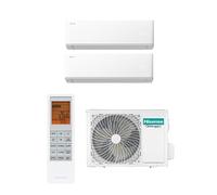 Hisense Uni Air Climatizador Dual Split 2AMW52U4RGC 12000+12000 BTU, R32, Inverter, autolimpieza, temporizador, oscilación automática, WiFi, modelo 2025
