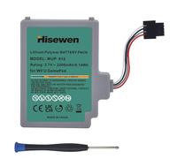Hisewen Wii U Gamepad Batería, 2200mAh Batería Recargable de Repuesto para Nintendo Wii U Gamepad WUP-012, WUP-010