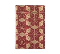 Hishi (Ukiyo-e Kimono Patterns) Mini Lined Journal: Flexi softcover, 80 gsm, ribbon marker, memento pouch, book edge printing