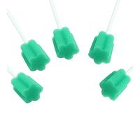 Hisopo bucal desechable sin tratamiento MUNKCARE - Un solo uso verde 100 unidades