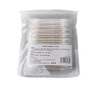 Hisopo de algodón Q Tips 10 piezas de bastoncillos de algodón natural envueltos individualmente, puntas de algodón de doble punta para el cuidado de la belleza del oído, kit de limpieza para el hogar,