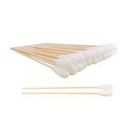 Hisopos de algodón de 6 pulgadas de largo, bastoncillos de algodón grandes con mango de madera para perros, 500 unidades