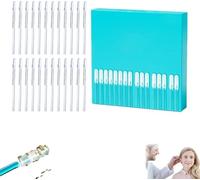 Hisopos desechables adhesivos para eliminar el cerumen, herramienta reutilizable para la eliminación del cerumen, cuidado eficaz, apto para todas las edades.