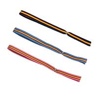 Hispania Colors PACK DE 3 PULSERAS DE TELA BANDERA DE ESPAÑA - Talla única ajustable (Azul marino, rosa y celeste)
