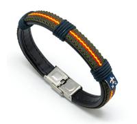Hispania Colors PULSERA WAKE UP ESPAÑA VERDE - REGALO PULSERA DE ESPAÑA (GRANDE - Muñeca de entre 18,5 y 19,5 cm)