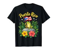 Hispanic Heritage Month Coqui Frog Puerto Rico Boricua Taino Camiseta
