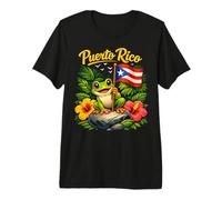 Hispanic Heritage Month Coqui Frog Puerto Rico Boricua Taino Camiseta Premium