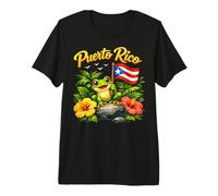 Hispanic Heritage Month Coqui Frog Puerto Rico Boricua Taino Camiseta Premium