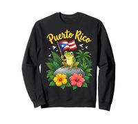 Hispanic Heritage Month Coqui Frog Puerto Rico Boricua Taino Sudadera