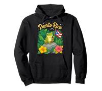 Hispanic Heritage Month Coqui Frog Puerto Rico Boricua Taino Sudadera con Capucha