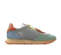 Hispanitas CHV253869 Zapatos sneakers de piel con cordón elástico,suela de goma,rejilla,calado,ante, para señora