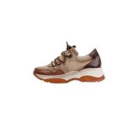 Hispanitas Deportivo cuña Cordon Piel Mujer para: Mujer Color: Beige Talla: 36