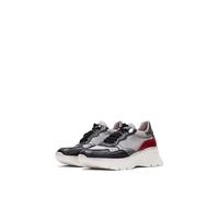 Hispanitas Deportivo Helsinki Negro Gris Rojo para Mujer