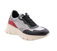 Hispanitas Deportivo Helsinki Negro Gris Rojo para Mujer