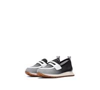 Hispanitas Mocasin Sport Kansas Negro Blanco para Mujer