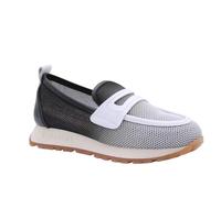 Hispanitas Mocasin Sport Kansas Negro Blanco para Mujer