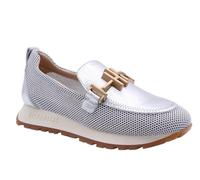 Hispanitas Mocasín Sport Kansas Blanco Plata para mujer