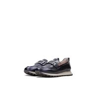 Hispanitas Mocasin Sport Loira Azul Metalizado para Mujer