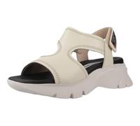 Hispanitas Sandalia Casual de Piel, con cuña de Goma - 254010 para: Mujer Color: Latte Talla: 38