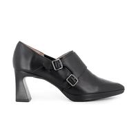 Hispanitas Zapato abotinado piel con correas y elastico tacon mujer negro para: Mujer color: negro talla: 38