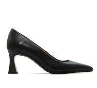 Hispanitas - Zapato de salón, de Piel, tacón Medio-Alto, Punta Fina Redondeada, Suela de Goma, para: Mujer Color: Black Talla:38
