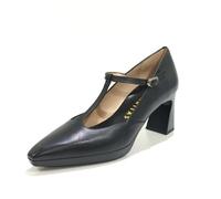 Hispanitas Zapato de Vestir de Piel, con tacón y Plataforma - 254342 para: Mujer Color: Negro Talla: 40