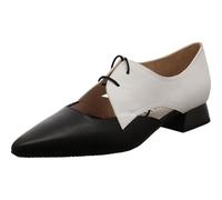 Hispanitas Zapato Plano Dali Blanco Negro para Mujer