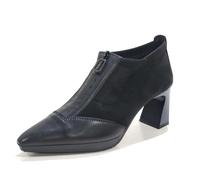 Hispanitas Zapato Vestir de Licra y Piel, con tacón y Plataforma - 254324 para: Mujer Color: Negro Talla: 40