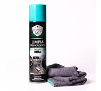 HISPANO CAR Limpia Salpicaderos Coche Efecto Mate | Aroma Océano | Limpiador Interior de Coche para Salpicadero, Puertas y Molduras | Acabado Natural Sin Grasa | 400 ml | Fabricado en España