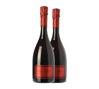 Hispano-Suizas Tantum Ergo Pinot Negro Brut Nature Cava Reserva 75 cl Espumoso blanco (Caja de 2 Botellas de 75 cl)