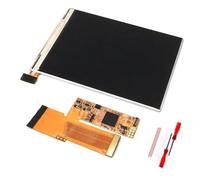 HISPEEDIDO Pantalla LCD retroiluminada con retroiluminación, V2 IPS, brillo 10 ajustable, reparación 5 en 1, kits de modificación personalizados mejorados compatibles con Game Boy AdvanceGBA