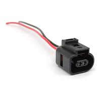 HISports Conector de arnés para sensor de temperatura de 2 pines - Compatible con Audi A4 A6 A8 Q5 Q7 Reemplazar # 1J0973702