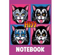 Hiss Cat Lover Notebook: Fun & Whimsical Writing Journal For Girls, Cat Lovers, And Creative Kids, Perfect Gift For Cat Moms & Dads, Students, And ... Book, Journal) (8.5 x 11 Large) (100 Pages)