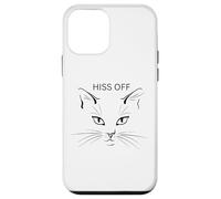 Hiss Off Cat Divertidos Gatos sarcásticos Amantes de los Gatos. Carcasa para iPhone 12 Mini