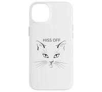 Hiss Off Cat Divertidos Gatos sarcásticos Amantes de los Gatos. Carcasa para iPhone 14 Plus