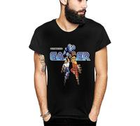 Hist T-Shirt d'été à Col Rond rétro Gamer Streets Rage T-Shirt Tendance en Coton de qualité pour Homme(X-Large)