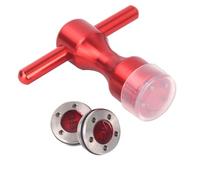 Histar 2pcs Golf personalizado rojo pesos + rojo llave para putters Titleist Scotty Cameron