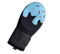 Histarstore5 - Manopla deslizante de béisbol universal para mano derecha o izquierda, guantes deslizantes de béisbol para jóvenes y adultos, neopreno, correa de compresión ajustable para la muñeca