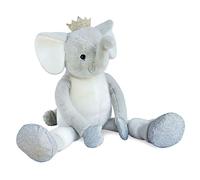 Histoire D 'Ours ho2856 Eléphant elfy 60 cm - Les Petits Twist, Gris