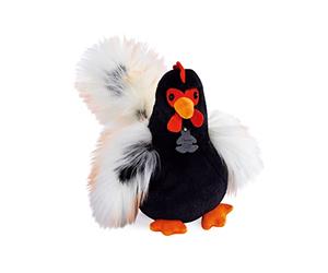 Histoire d'Bear - Les champêtres Chics - Le Coq'rico - Peluche de Gallo - Negro - 26 cm - Regalo de Nacimiento - HO3216