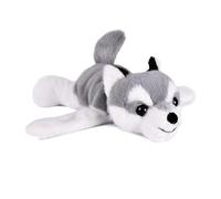 Histoire d'Bear - Pulsera Slap Husky PodColl 25 cm - Peluche de Perro Ultra Suave para enrollar, Juguete juguetón Desde 18 Meses - Idea de Regalo para el Nacimiento de bebé niña y niño compañero